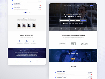 Demo - homepage UI 2020 branding ui ux website