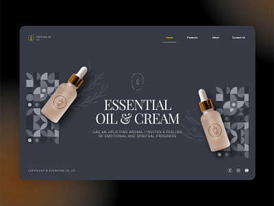 Demo - Essential Oil 2021 branding design minimal ui ux website