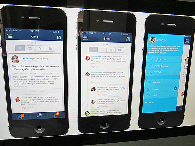 Iphone Dashboard Version app application blue dark blue dashboard icons iphone mobile app orange ui ux