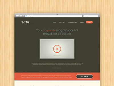 Shot home page landing page login ui ux video webdesign website design