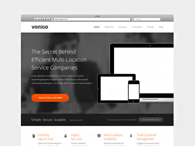 Shot black clean grey home page homepage icon icons orange ui ux white