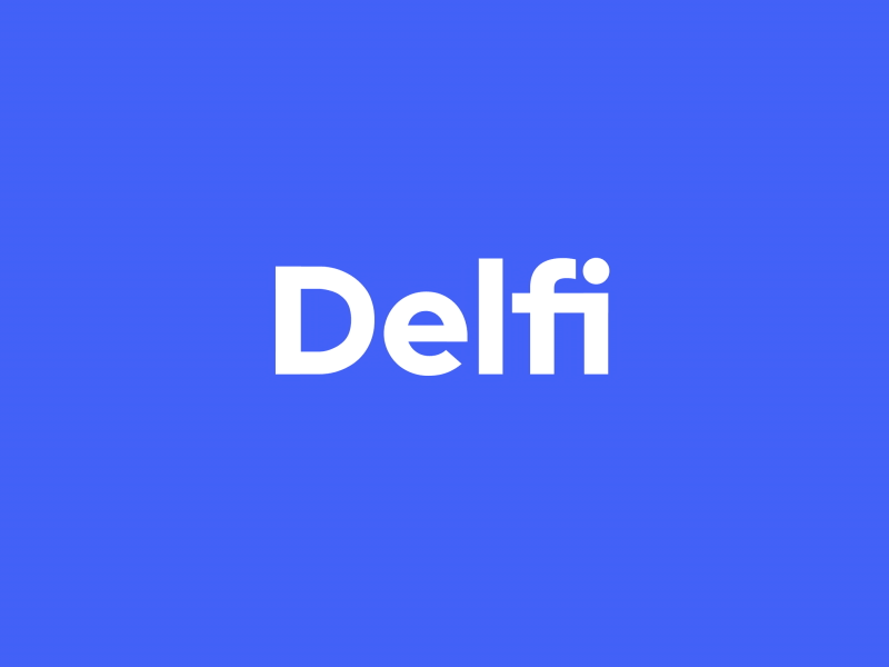 Delfi News Agency Logo Animation ae after effects animated animation design gif logo motion preloader vector