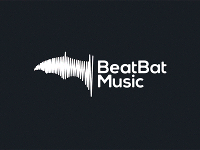 Beat Bat Music Logo Animation ae after effects animated type bat logo beat ident intro logo animation logotype motion graphics sound wave wings