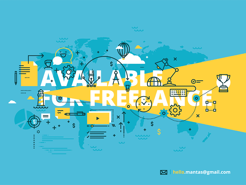 Available for Freelance freelance storyboard line animation design illustration motion designer mograph motion graphics after effects