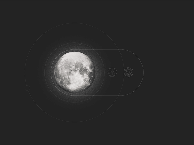 Divine Toggle Button after effects animation button divine full moon gif minimal mograph space toggle universe