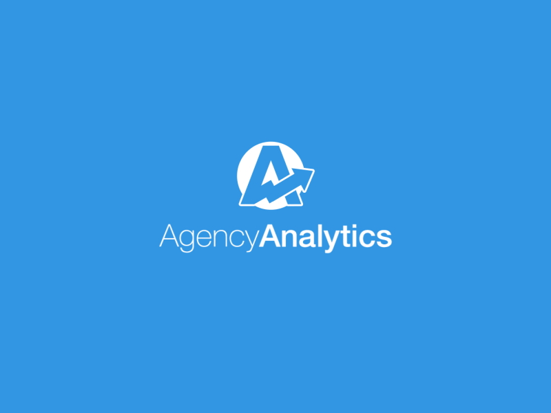 Agency Analytics Logo Animation agency analytics animation arrow logo mograph sting