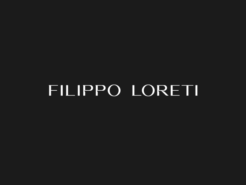 Filippo Loreti Logo Animation after effects animation design filippo loreti intro logo mograph reveal sting