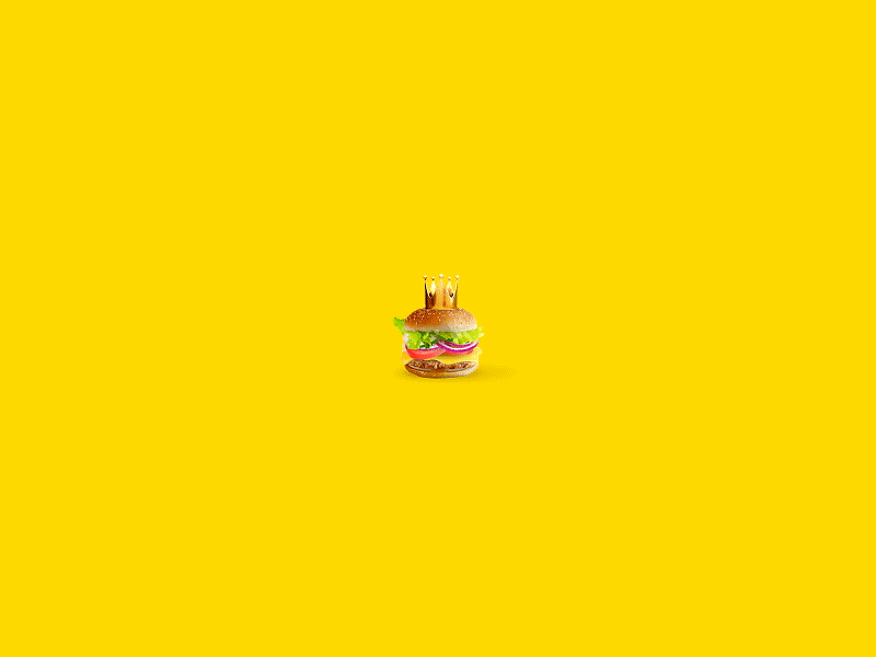 Burger King Preloader after effects animation burger emoji food gif icon king loop preloader