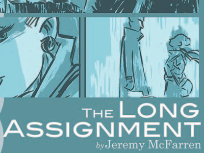 The Long Assignment Cover comic book comics cover illustration photoshop spies