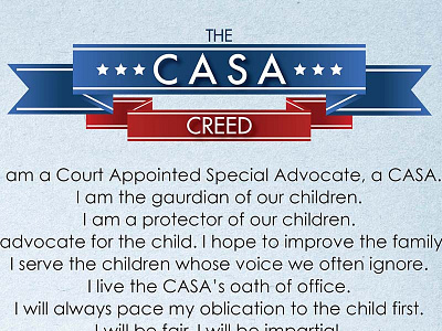 CASA Creed design poster