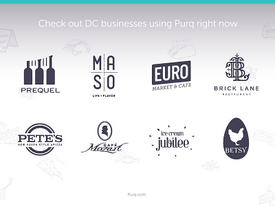 Purq Love dc purq purq.com startup support local ui ux