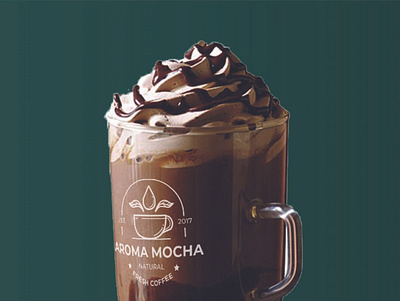 Brand Identity for Aroma Mocha brand design brandidentity branding creativedays design typography