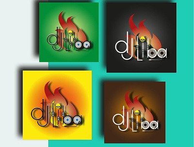 Logo for DJ bestlogo branding design dj flat illustration logo logomaker vector