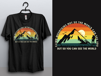 Mountain Adventure T-Shirt Design