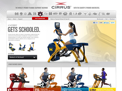 Cirrus Fitness Ecommerce