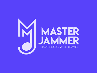 Master Jammer dj logo music note