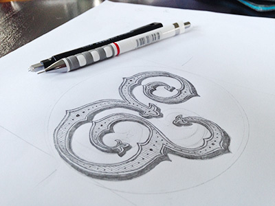 Ampersand ampersand drawing lettering sketches sketching type typography wip