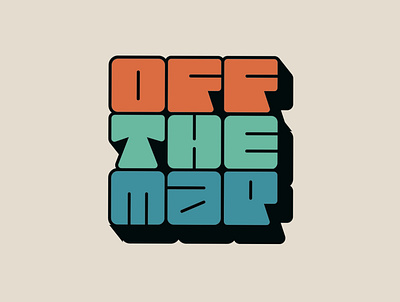 Off the map hand lettering illustration lettering letters logo typography vanlife