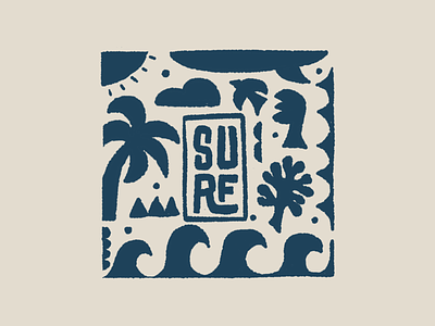 Surf retro style drawing hand lettering illustration lettering letters logo poster retro surf surfing type typography