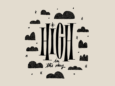 High in the sky