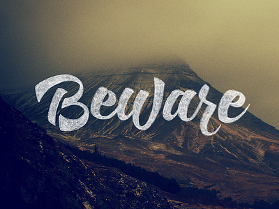 Beware branding drawing hand lettering lettering logo sketches