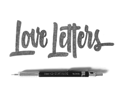 Love Letters hand lettering lettering script stencil tshirts