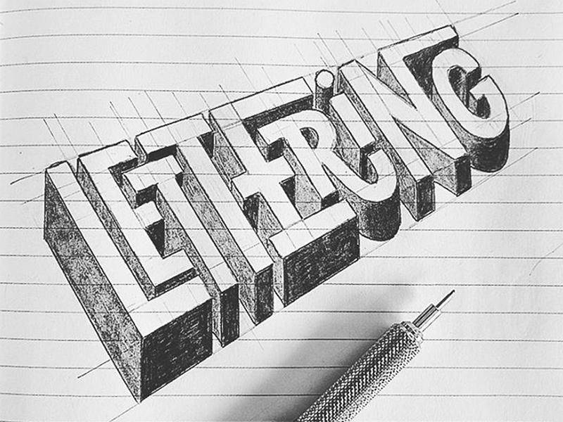 Lettering 3D By Francis Chouquet On Dribbble