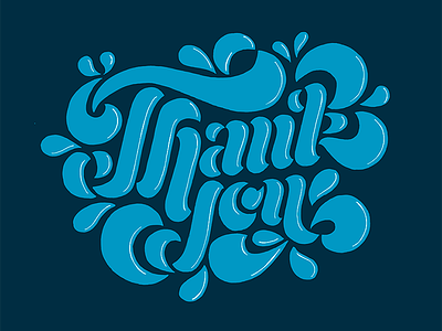 Thank You iPad Lettering hand lettering ipad ipad pro lettering