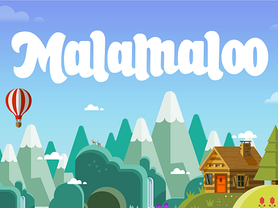 Malamaloo case study health illustration interface lettering type typography ui ux