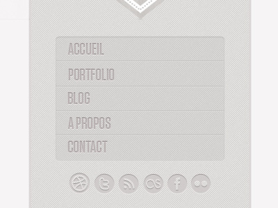 Redesigning my blog - 4 - menu - v2 menu tungsten vertical