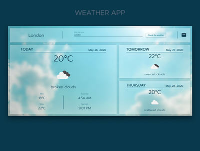 Weather App weather app weather app design weather app desktop weather app ui weather app ux weather forecast