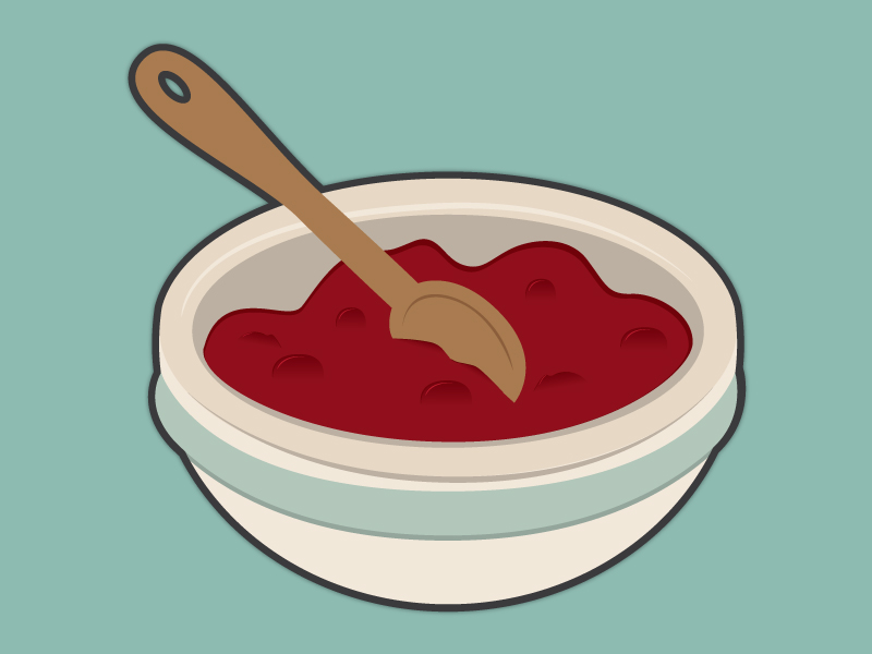 Cranberry Sauce by Hayley D'Auria on Dribbble