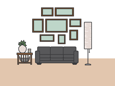 Living Room Illustration