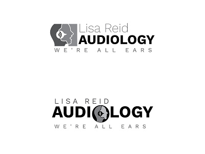 Lisa Reid Audiology concept design hearing identity logo modern