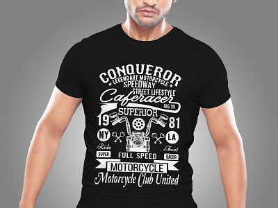 motorcycle t shirt design