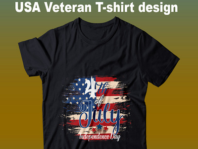 4th july usa independent t-shirt design