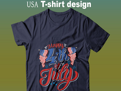 happy 4th of july usa independent t-shirt design