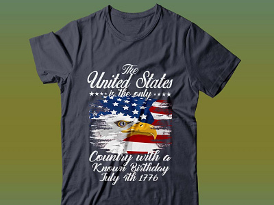 UAS 4th of july independent tshirt design