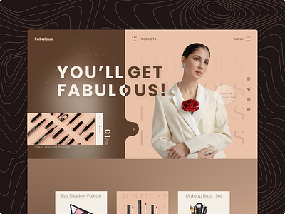 Beauty Product Store Landing Page