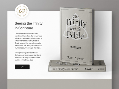 Lexham Press: The Trinity and the Bible book books christ church cover design jesus ministry page product product design publisher publishing series sermon ui web website