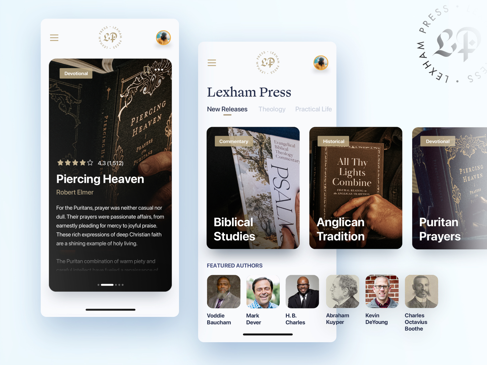 Lexham Press — Mobile Experience, Aspirational by Joshua Hunt on Dribbble