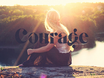 Courage Typework christ church conference courage girl lettering ministry series sermon type typography women