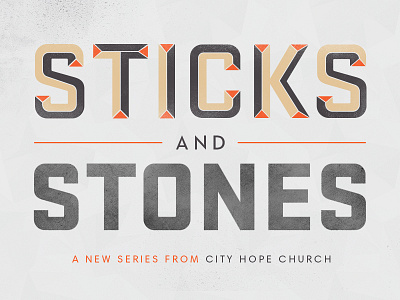 Sticks & Stones – USA christ church illustration ministry series sermon sticks stones words