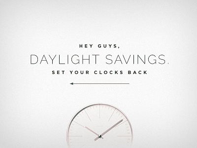 Daylight Savings clock daylight savings mark simple time