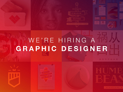 We're Hiring career graphic designer hiring job jobs looking