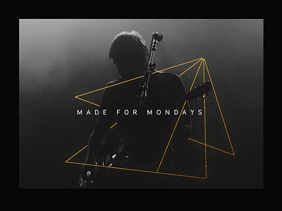 Made for Monday church concert geometry glow gold guitar interactive jesus ministry monday series sermon