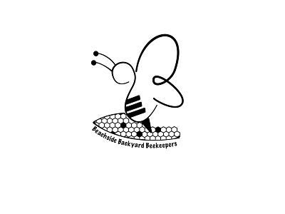 Beachside Bee Keepers bee brand design branding vector