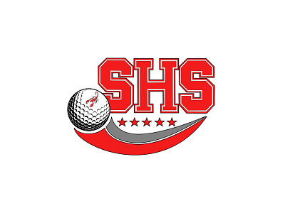 High School Golf Team Logo brand design branding golf logo vector