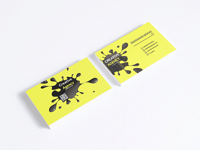 a business card