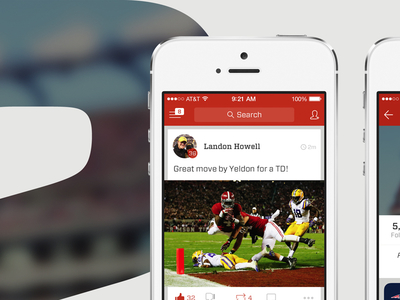 Fancred 2 for iOS (full version attached) app apple clean design flat ios7 iphone mobile social sports ui ux